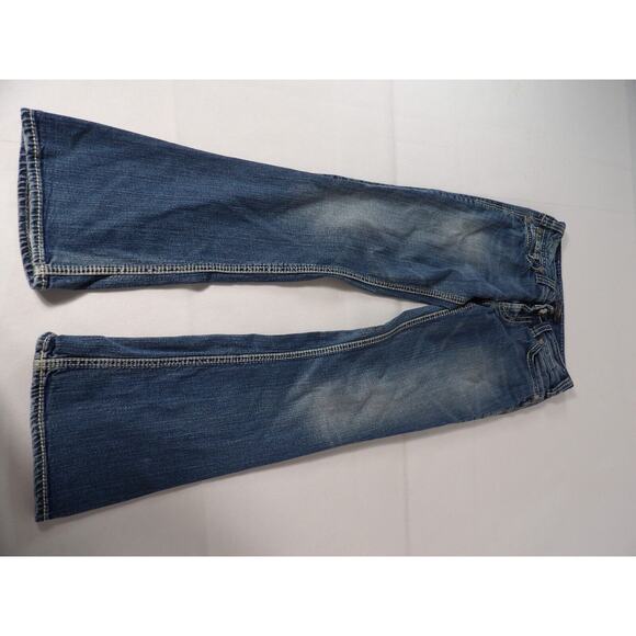 Silver Jeans Suki Surplus Sz 28x32 Y2K Grunge Rockabilly Thick Stitch Boot Cut - Picture 7 of 16